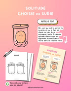 Affiche - Solitude choisie ou solitude subie | Les Éditions Émotion