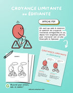 Affiche - Croyance limitante ou édifiante | Les Éditions Émotion