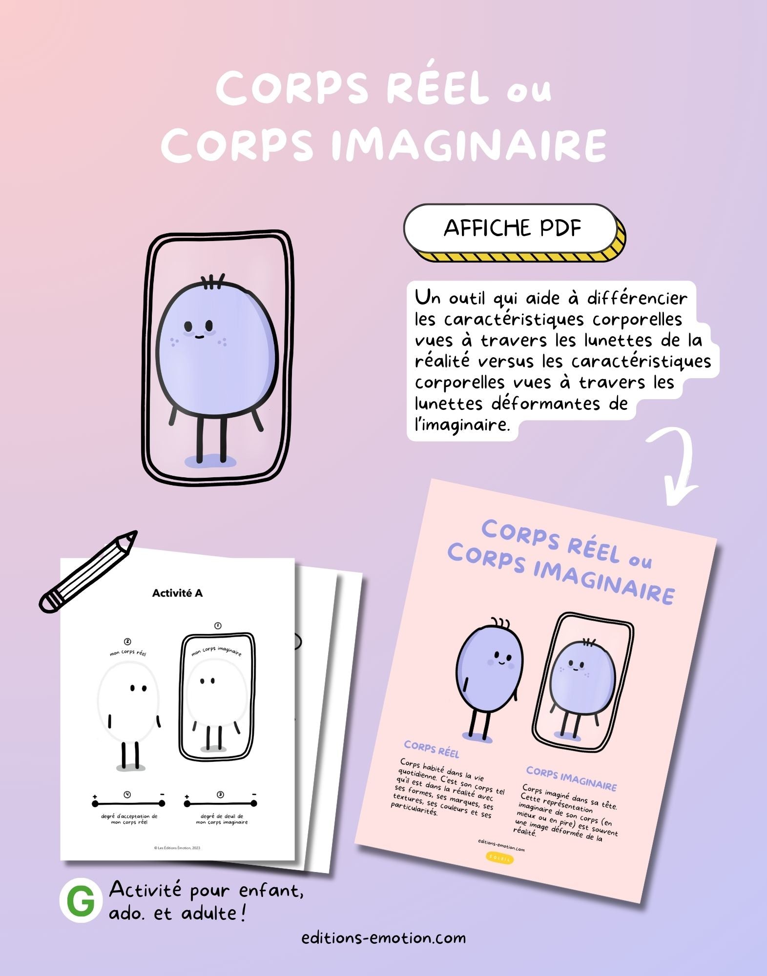 PsyP - Corps réel ou corps imaginaire | PDF Éditions Émotion