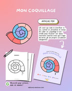 Affiche - Mon coquillage | Les Éditions Émotion