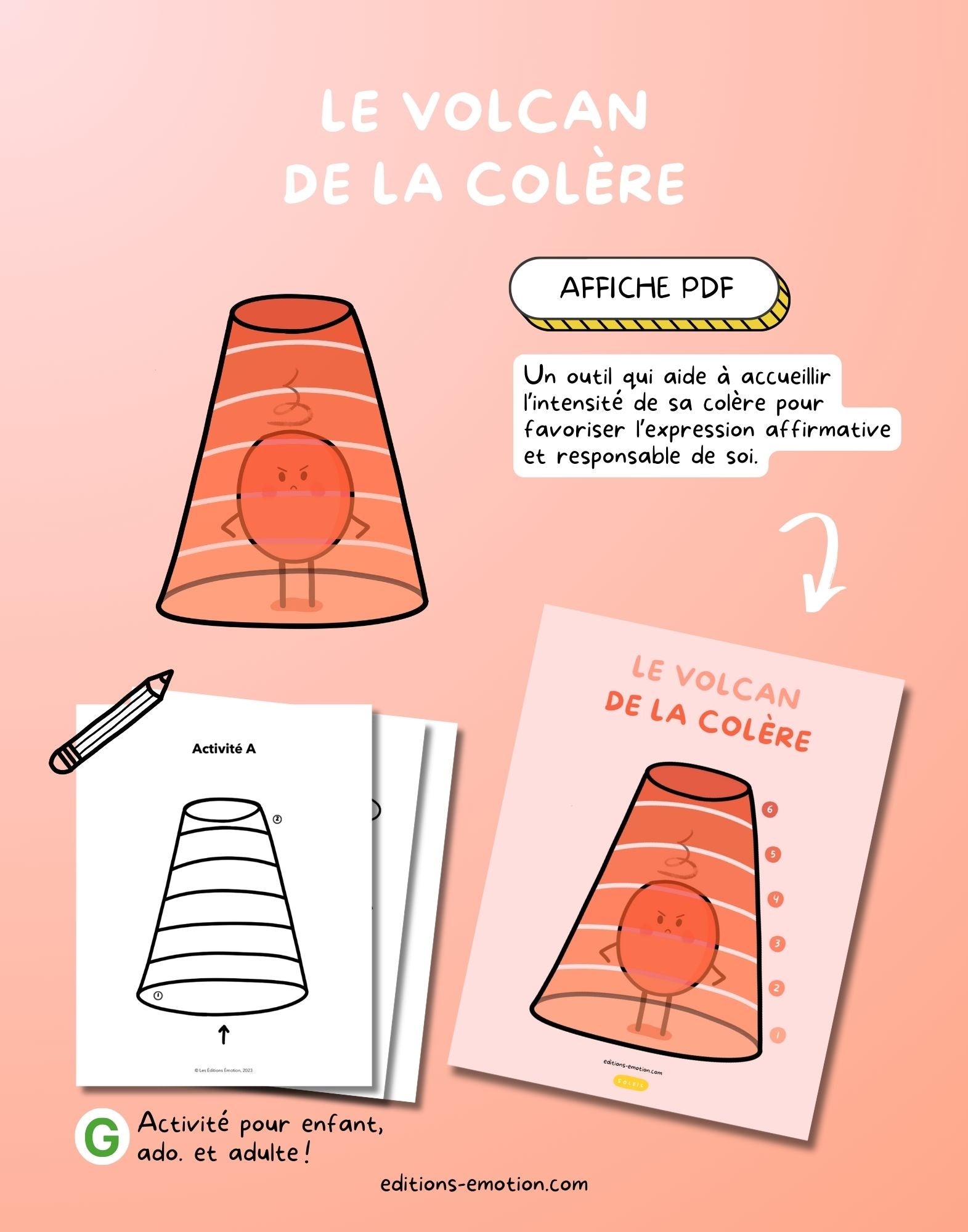PsyP - Le volcan de la colère | PDF Éditions Émotion