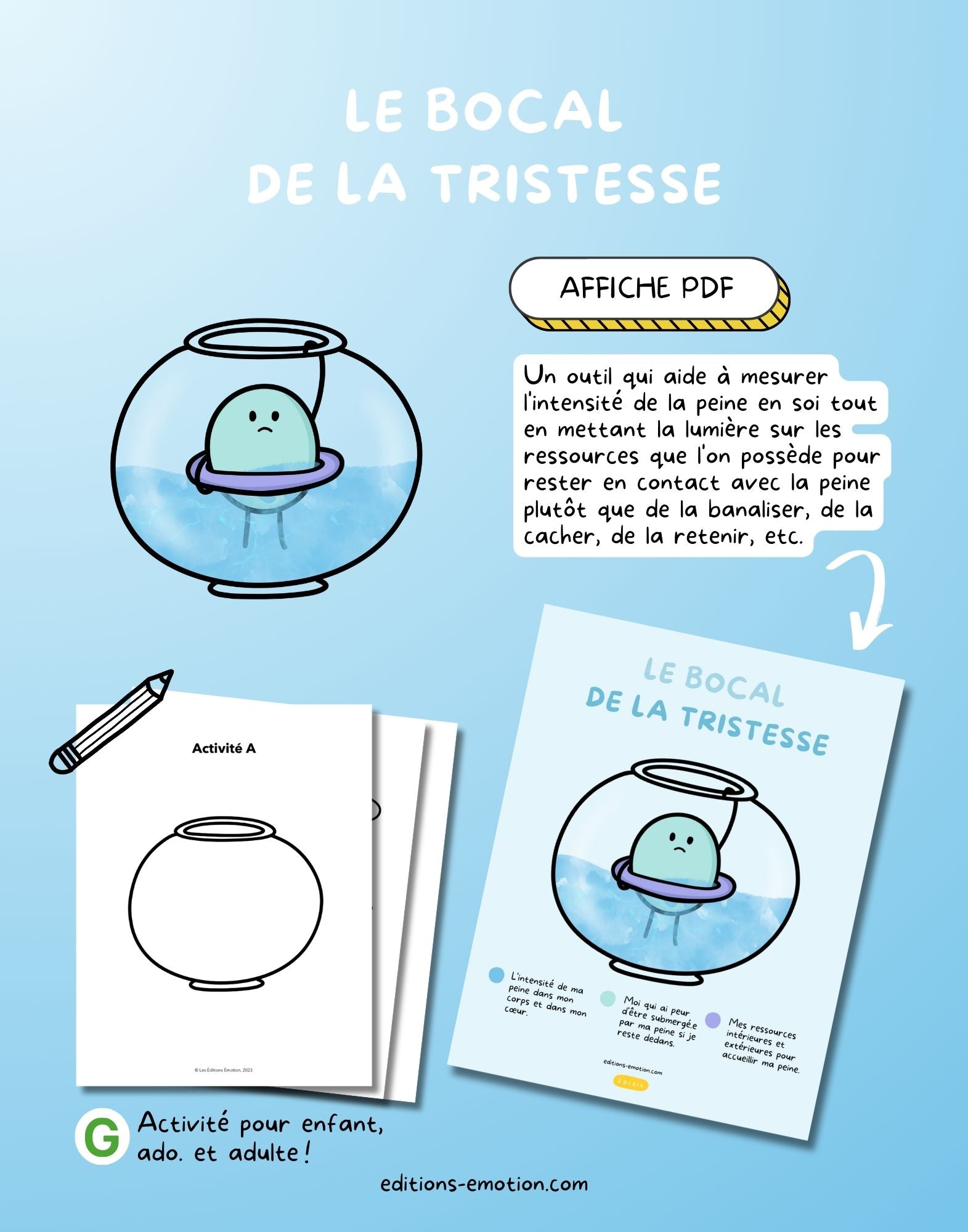 PsyP - Le bocal de la tristesse | PDF Éditions Émotion