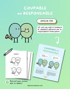 Affiche - Coupable ou responsable | Les Éditions Émotion