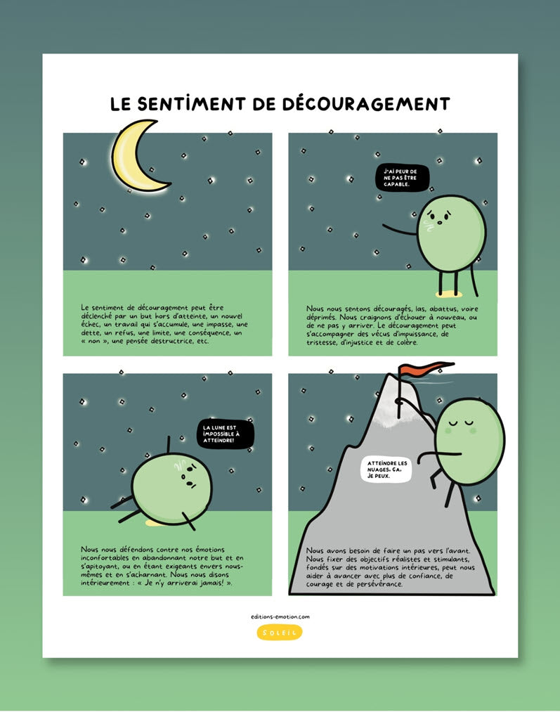 Les sentiment en BD - Découragement | PDF Éditions Émotion