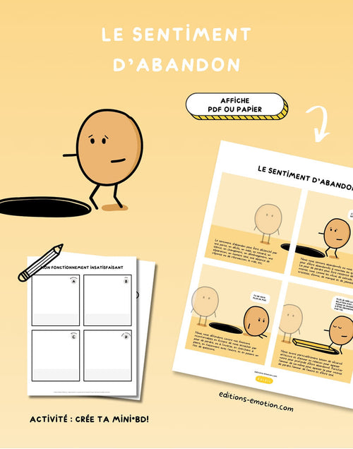 Les sentiment en BD - Abandon | Éditions Émotion