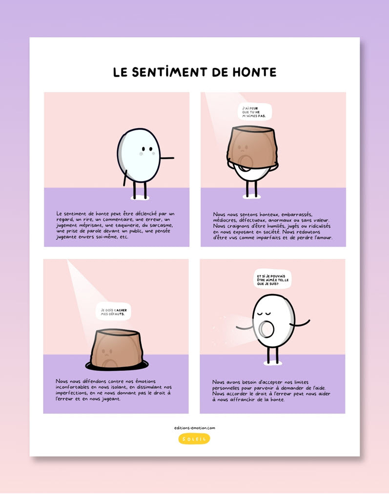Les sentiment en BD - Honte | PDF  Éditions Émotion