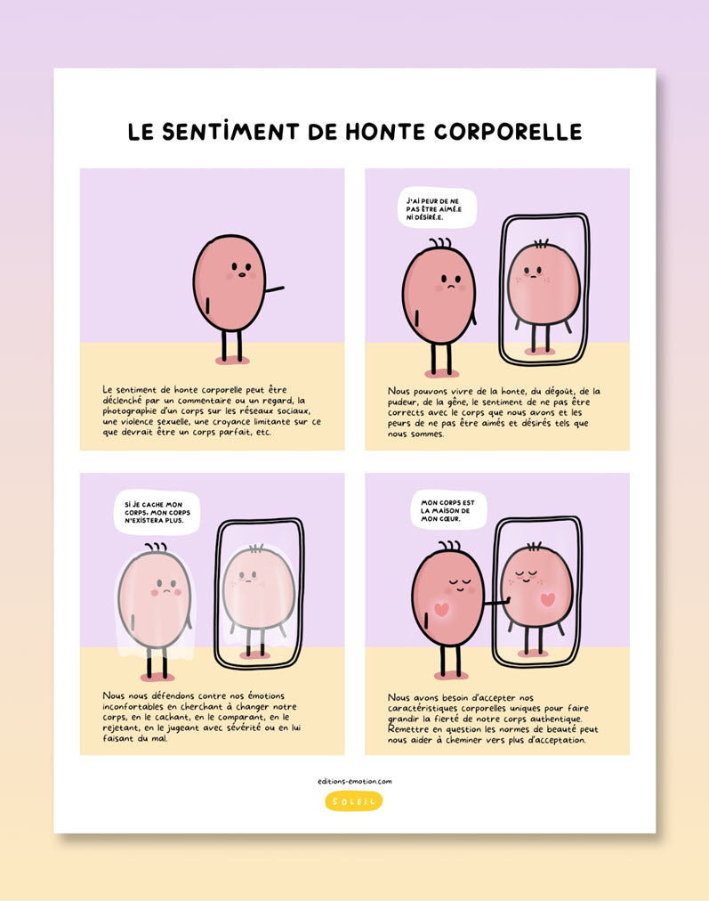 Les sentiment en BD - Honte corporelle | PDF Éditions Émotion