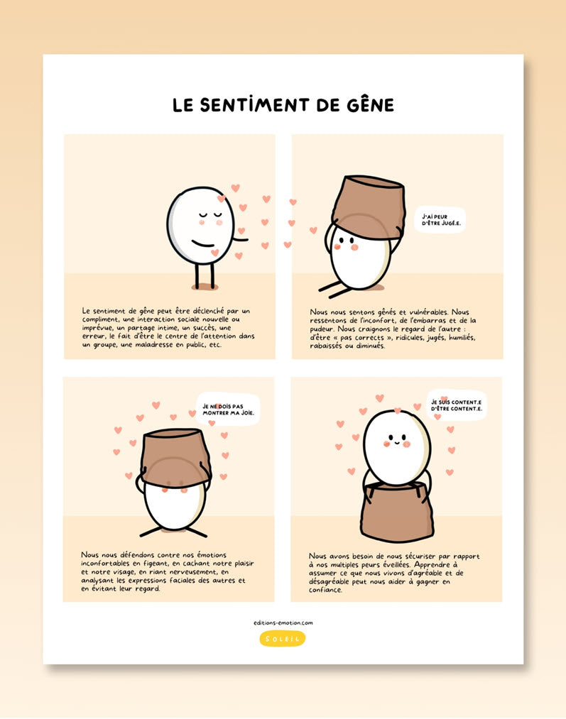 Les sentiment en BD - Gêne | PDF Éditions Émotion