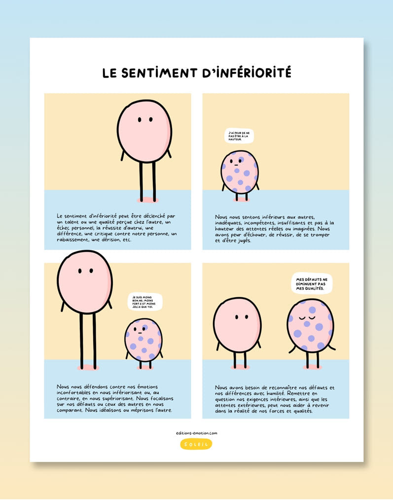 Les sentiment en BD - Infériorité | PDF Éditions Émotion