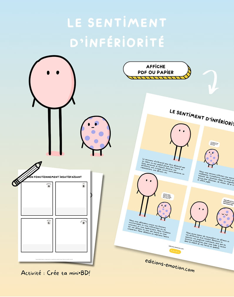 Les sentiment en BD - Infériorité | PDF Éditions Émotion