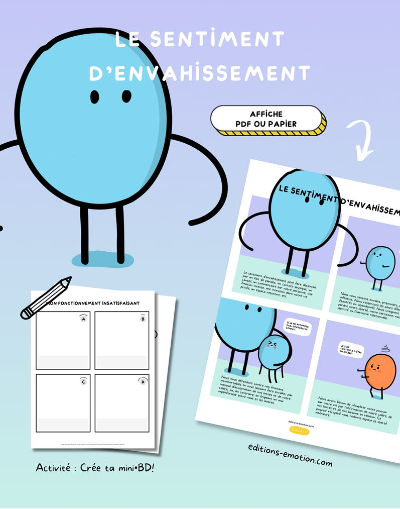 Les sentiment en BD - Envahissement | PDF Éditions Émotion