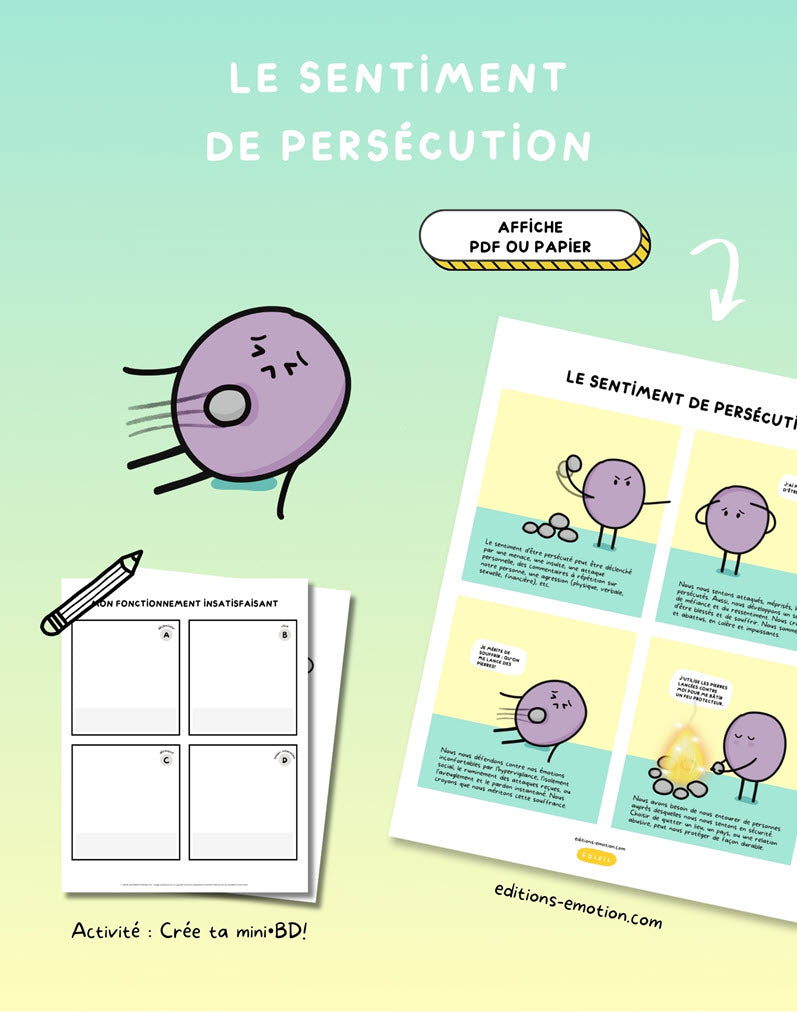Les sentiment en BD - Persécution | PDF Éditions Émotion