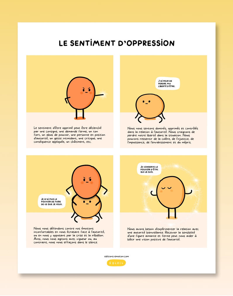 Les sentiment en BD - Oppression | PDF Éditions Émotion