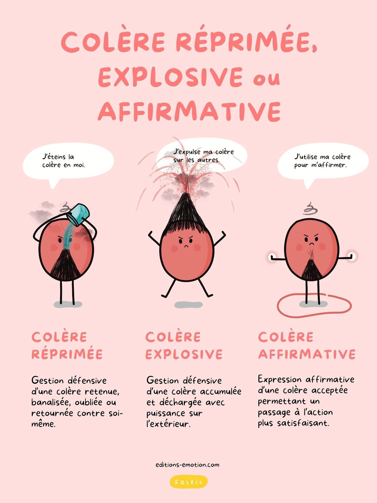 Colère réprimée, explosive ou affirmative | PDF Éditions Émotion