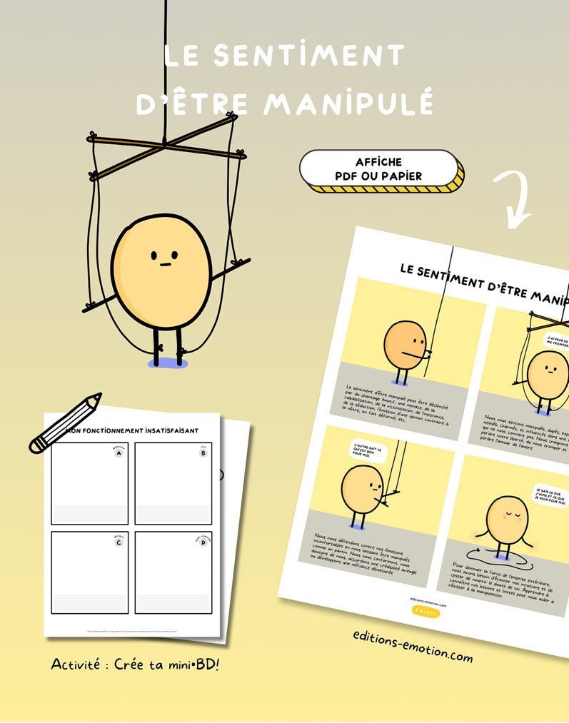 Les sentiment en BD - Être manipulé | PDF Éditions Émotion