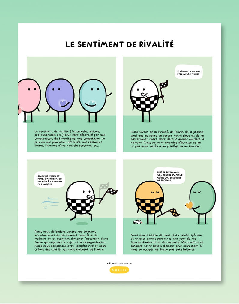 Les sentiment en BD - Rivalité | PDF Éditions Émotion