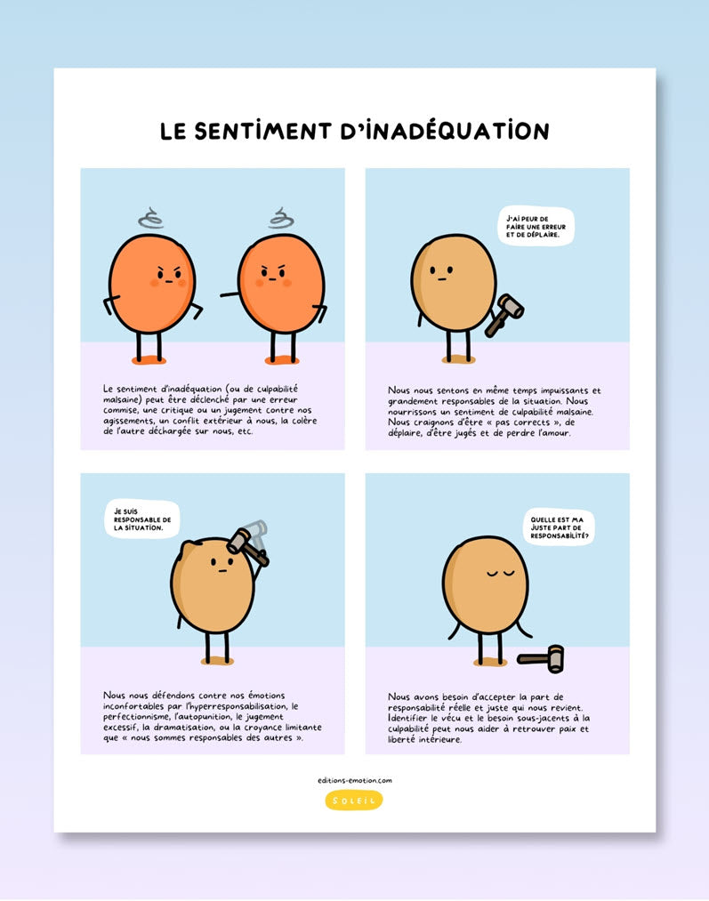 Les sentiment en BD - Inadéquation | PDF Éditions Émotion