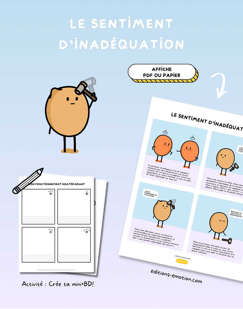 Les sentiment en BD - Inadéquation | PDF Éditions Émotion