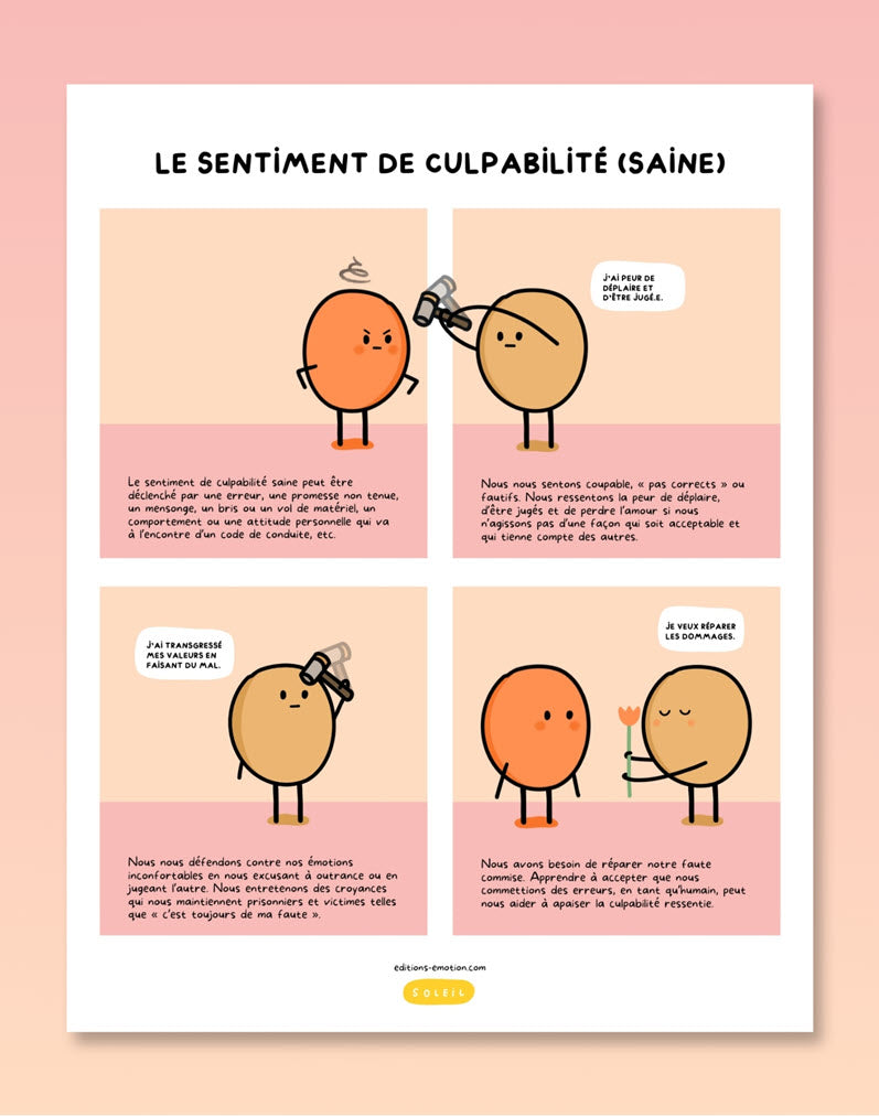 Les sentiment en BD - Culpabilité (saine) | PDF Éditions Émotion