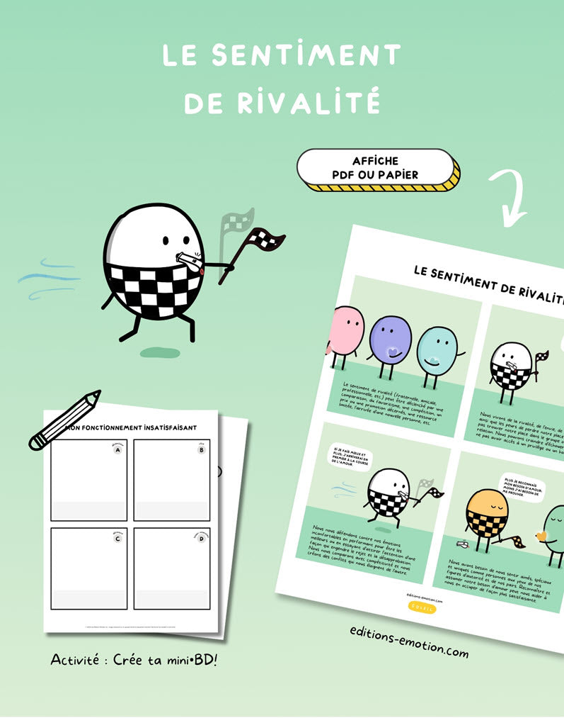 Les sentiment en BD - Rivalité | PDF Éditions Émotion