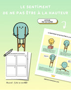 Les sentiment en BD - Ne pas être à la hauteur | PDF Éditions Émotion