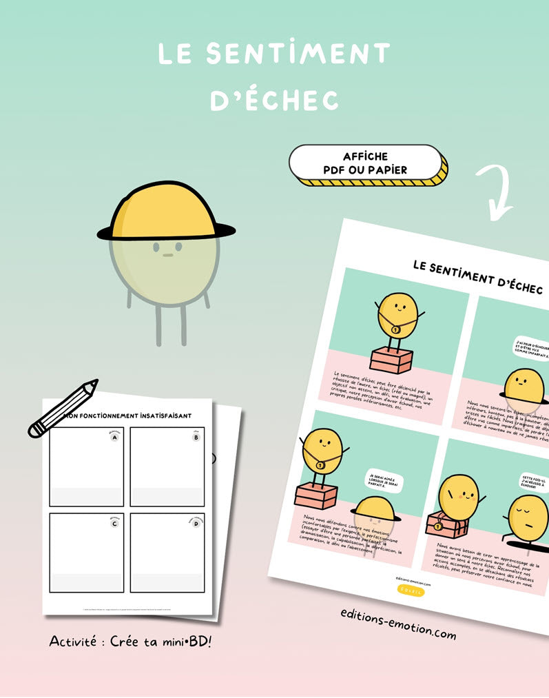 Les sentiment en BD - Échec | PDF Éditions Émotion