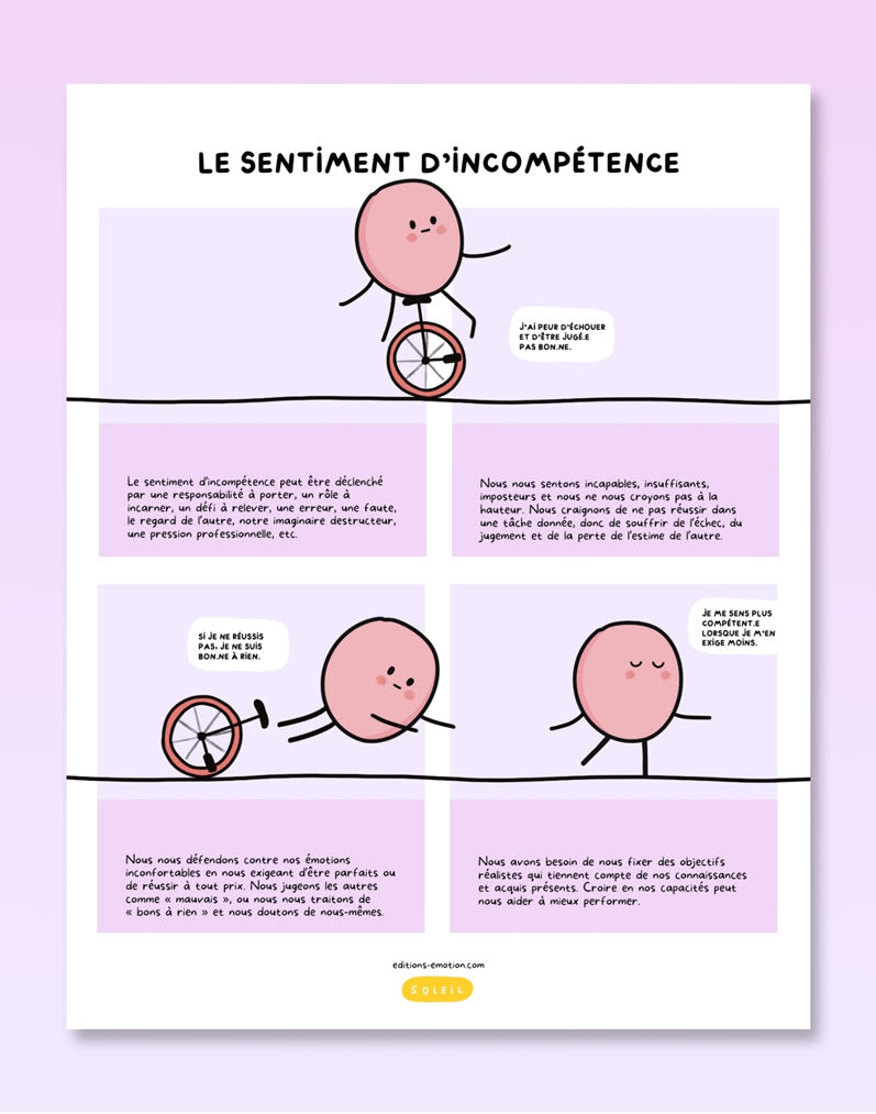 Les sentiment en BD - Incompétence | PDF Éditions Émotion