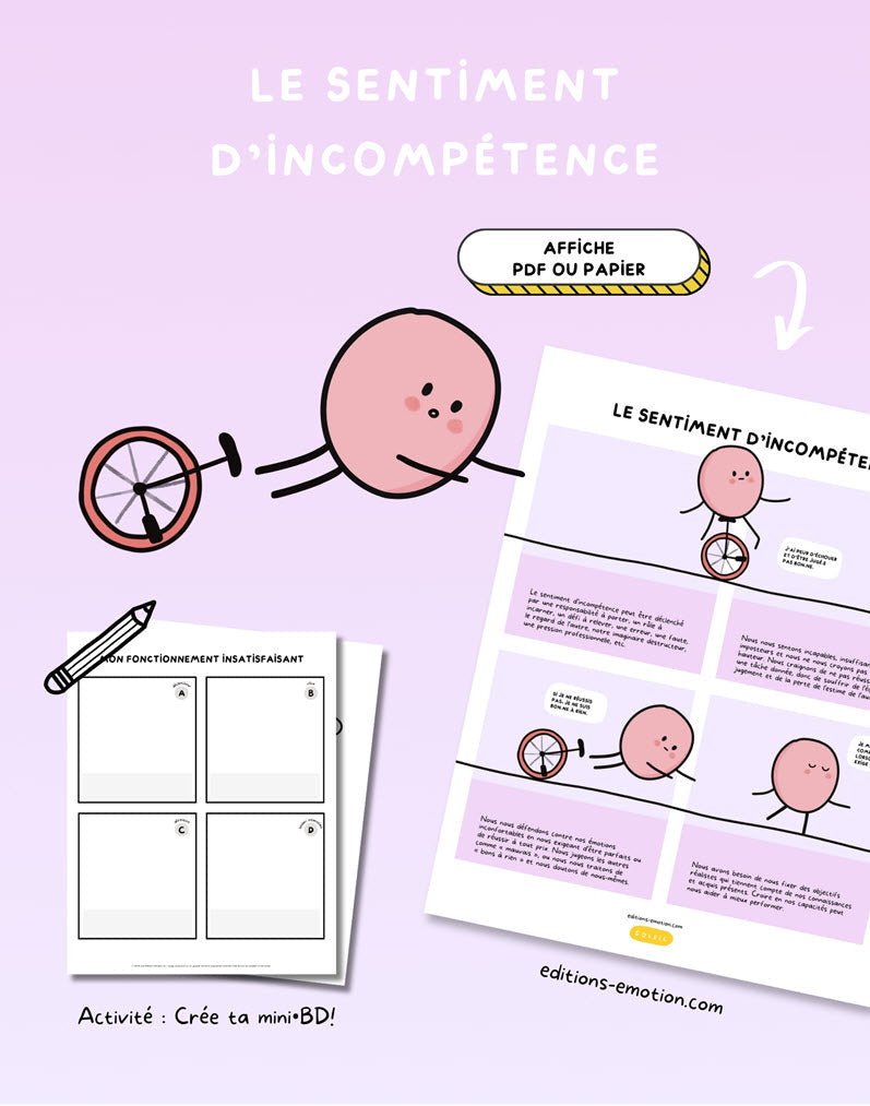 Les sentiment en BD - Incompétence | PDF Éditions Émotion