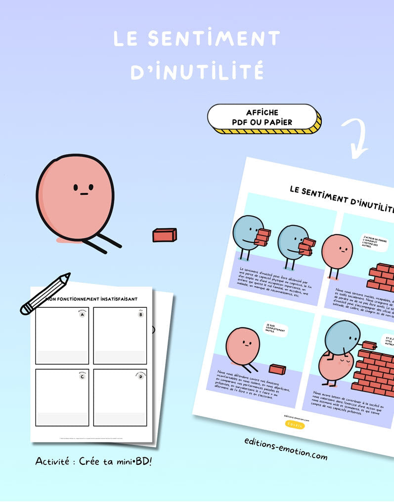 Les sentiment en BD - Inutilité | PDF Éditions Émotion