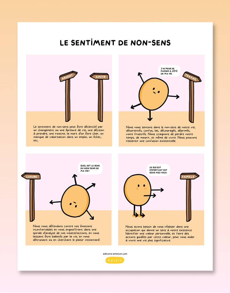 Les sentiment en BD - Non-sens | PDF Éditions Émotion