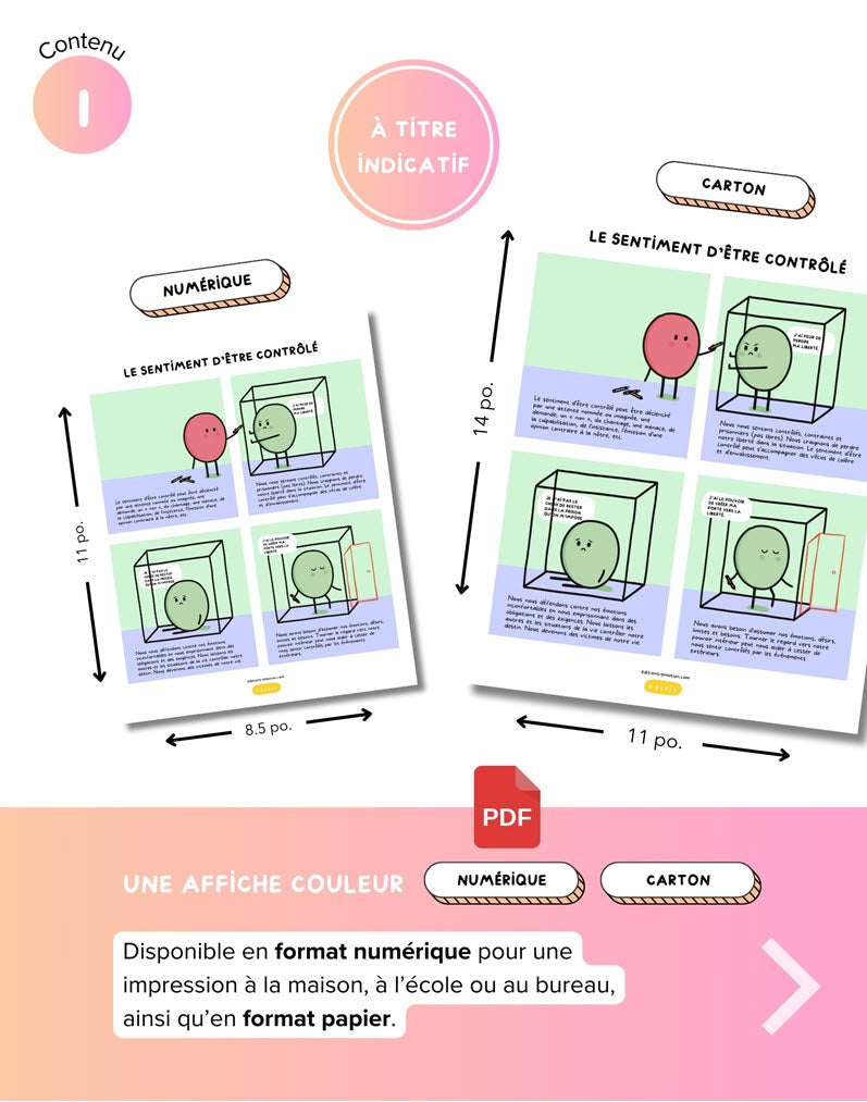 Les sentiment en BD - Oppression | PDF Éditions Émotion